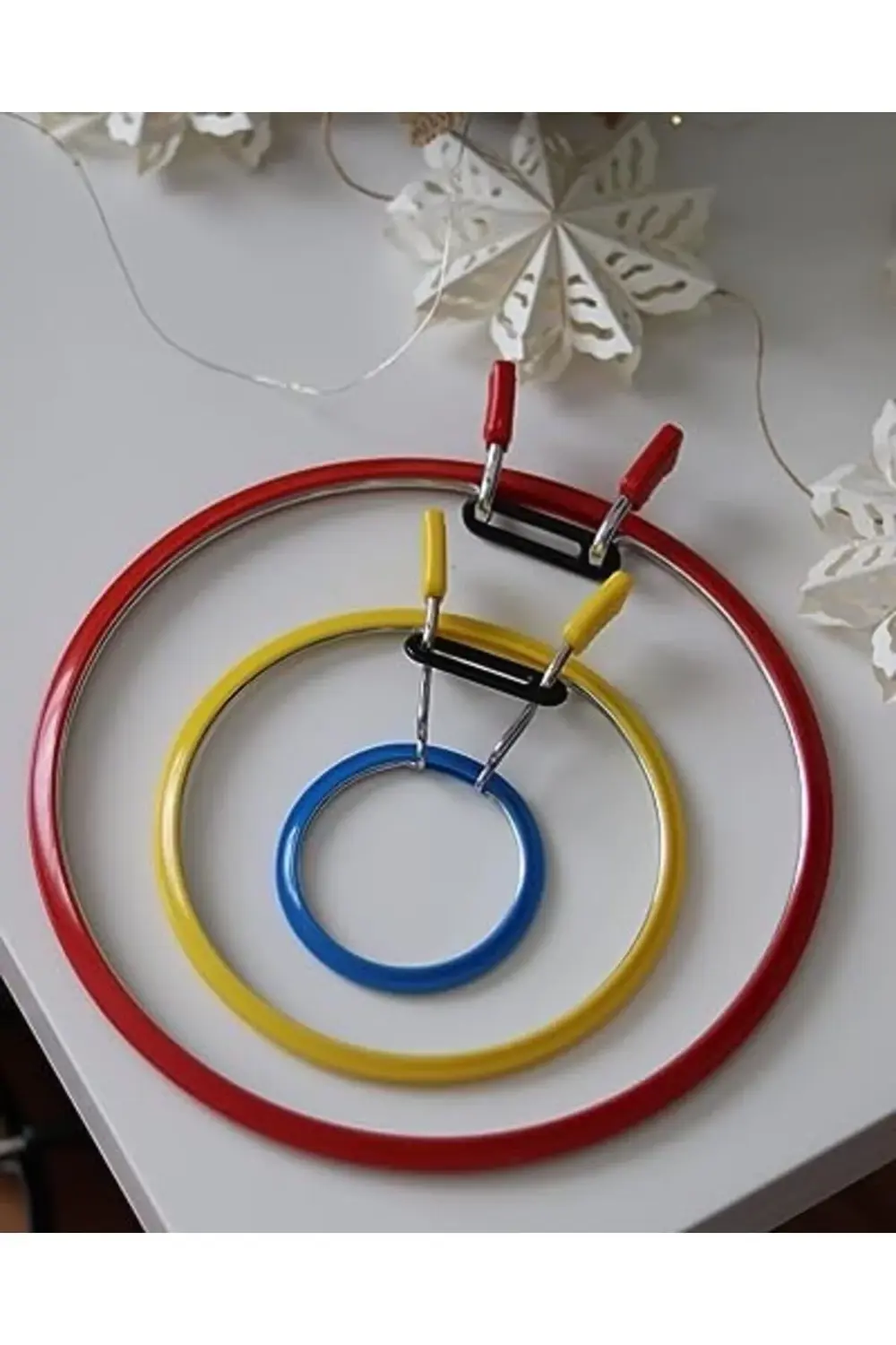 Üstün Kalite, Metal Yaylı Gergi Nakış Çemberleri, Çapraz Dikiş Ka