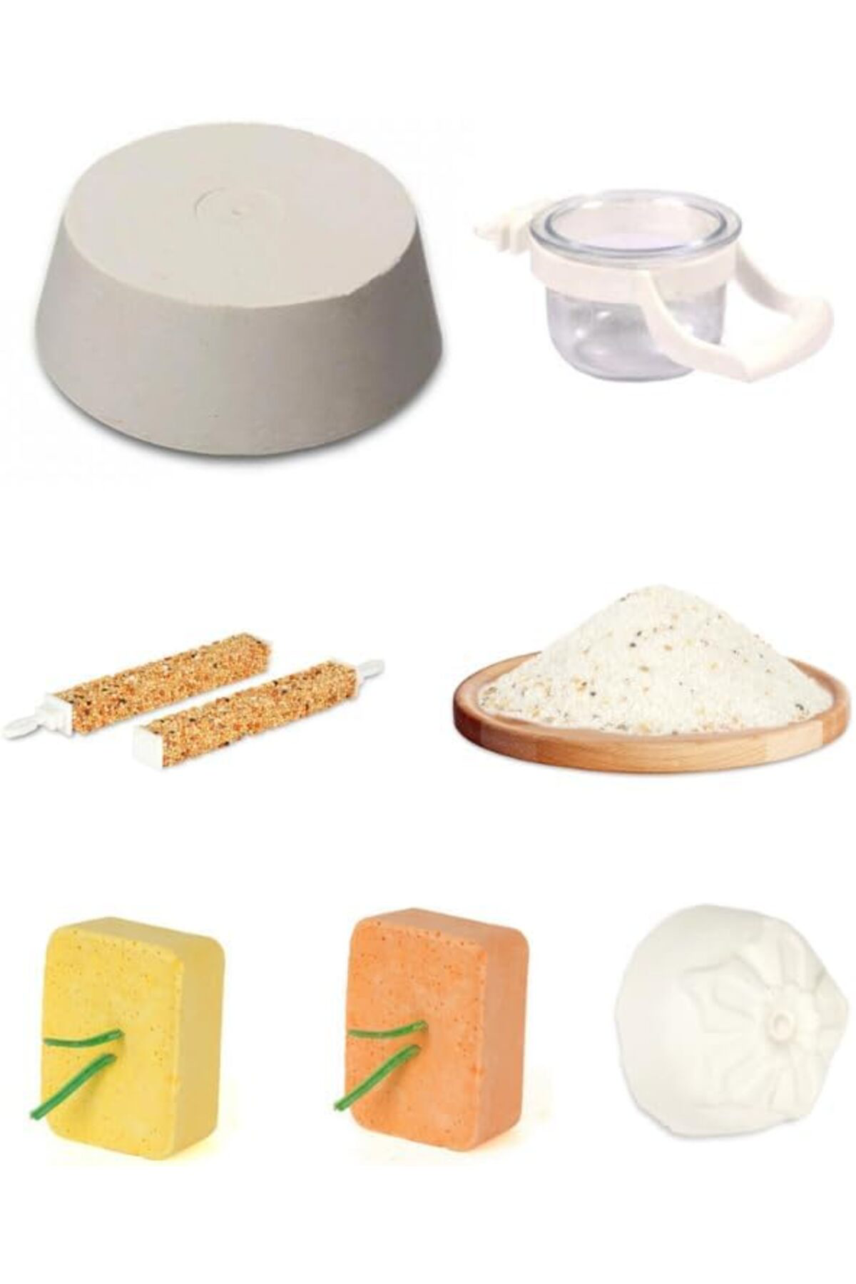 UsulcanMarketplace Purecanpati Kuş Gaga Taşı Seti(Kalsiyum Blok,m