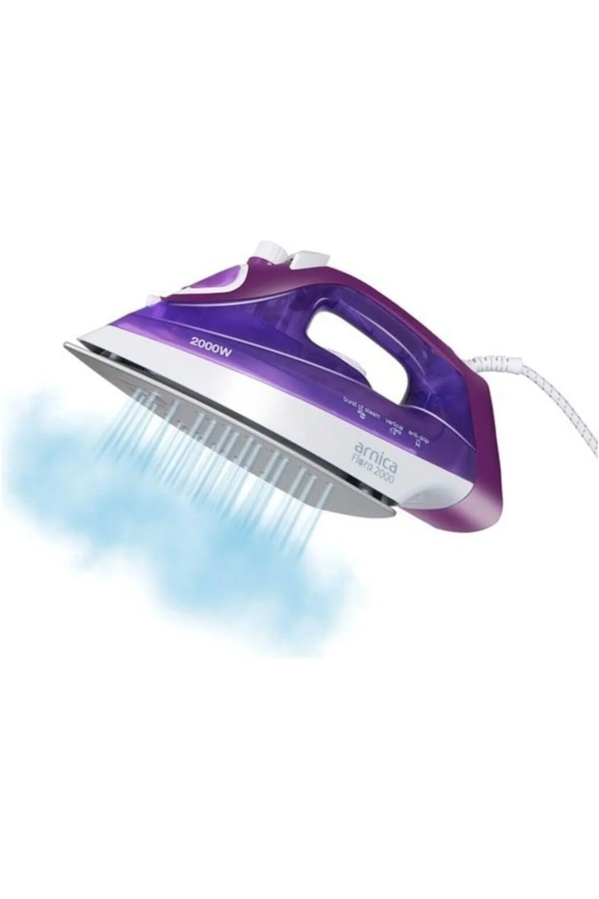 UT61040 Flora 2000 Seramik Ütü, Beyaz/Mor