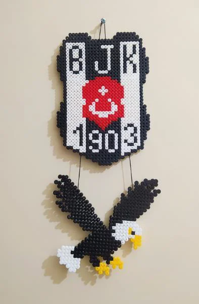 Ütü ile Yapışan 6000'li Renkli Boncuk-Tabla-Cımbız 3'lü Set