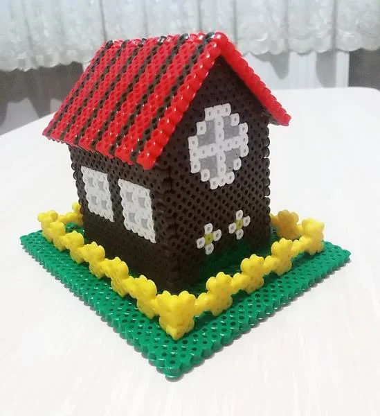 Ütü ile Yapışan 6000'li Renkli Boncuk-Tabla-Cımbız 3'lü Set