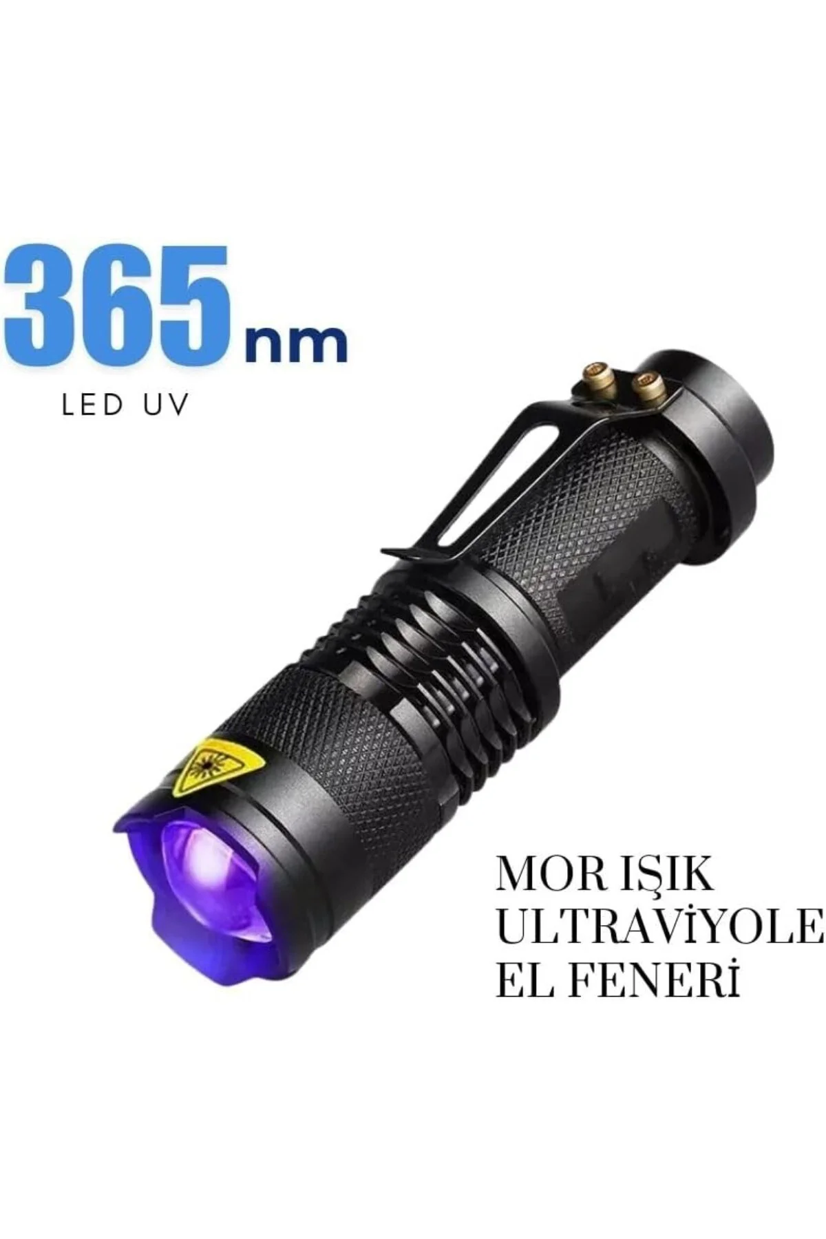 UV-102 Ultraviyole Mor Işık Fener, 365 Nm Uv El Feneri, Tırnak Oj
