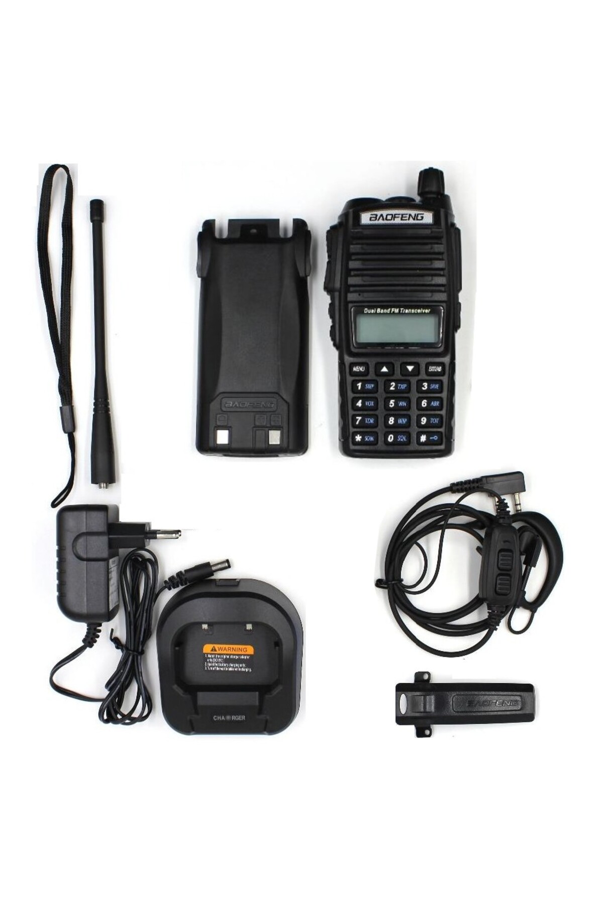 Uv-82 Dual Band El Telsizi TRT BANDROLLÜ Çift PTT Kulaklık Hediye