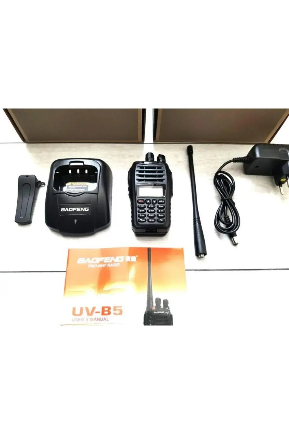 Uv B5 Uv-b5 Dual Band El Telsizi Güçlü Kasa Yeni Versiyon