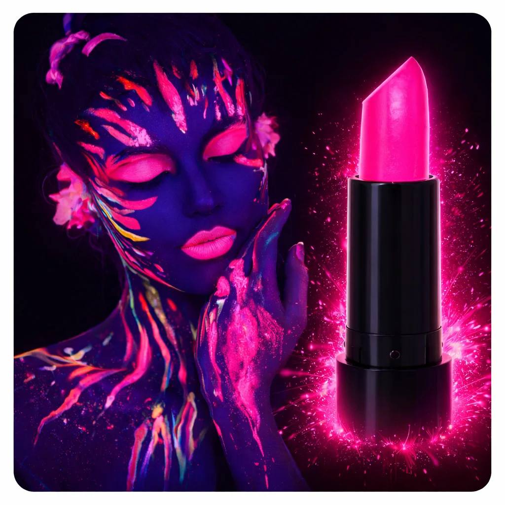 UV Neon Pembe Ruj – Karanlıkta Parlayan Makyaj Boyası UV Neon Pembe Ruj – Karanlıkta Parlayan Makyaj Boyası