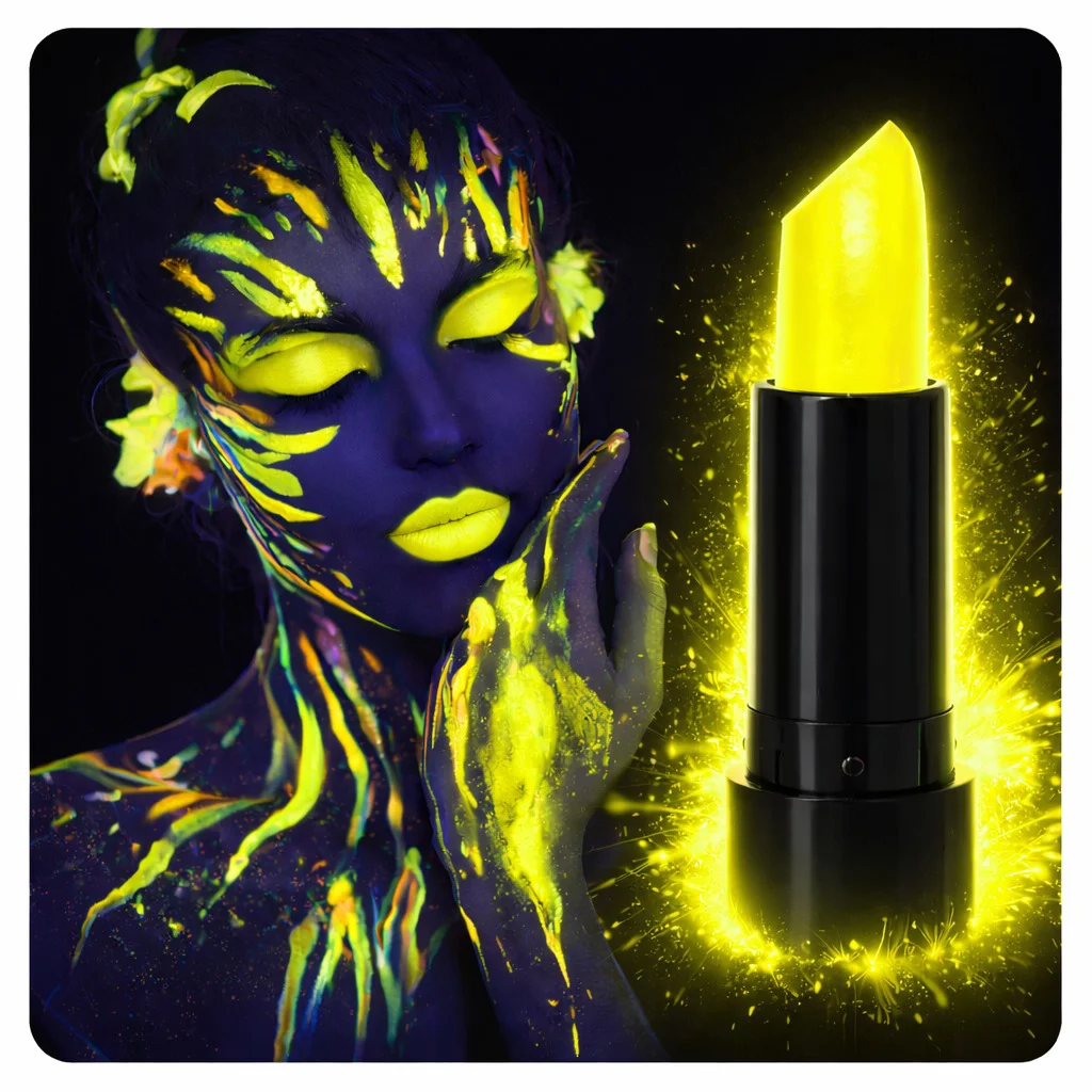 UV Neon Sarı Ruj – Karanlıkta Parlayan Makyaj Boyası UV Neon Sarı Ruj – Karanlıkta Parlayan Makyaj Boyası