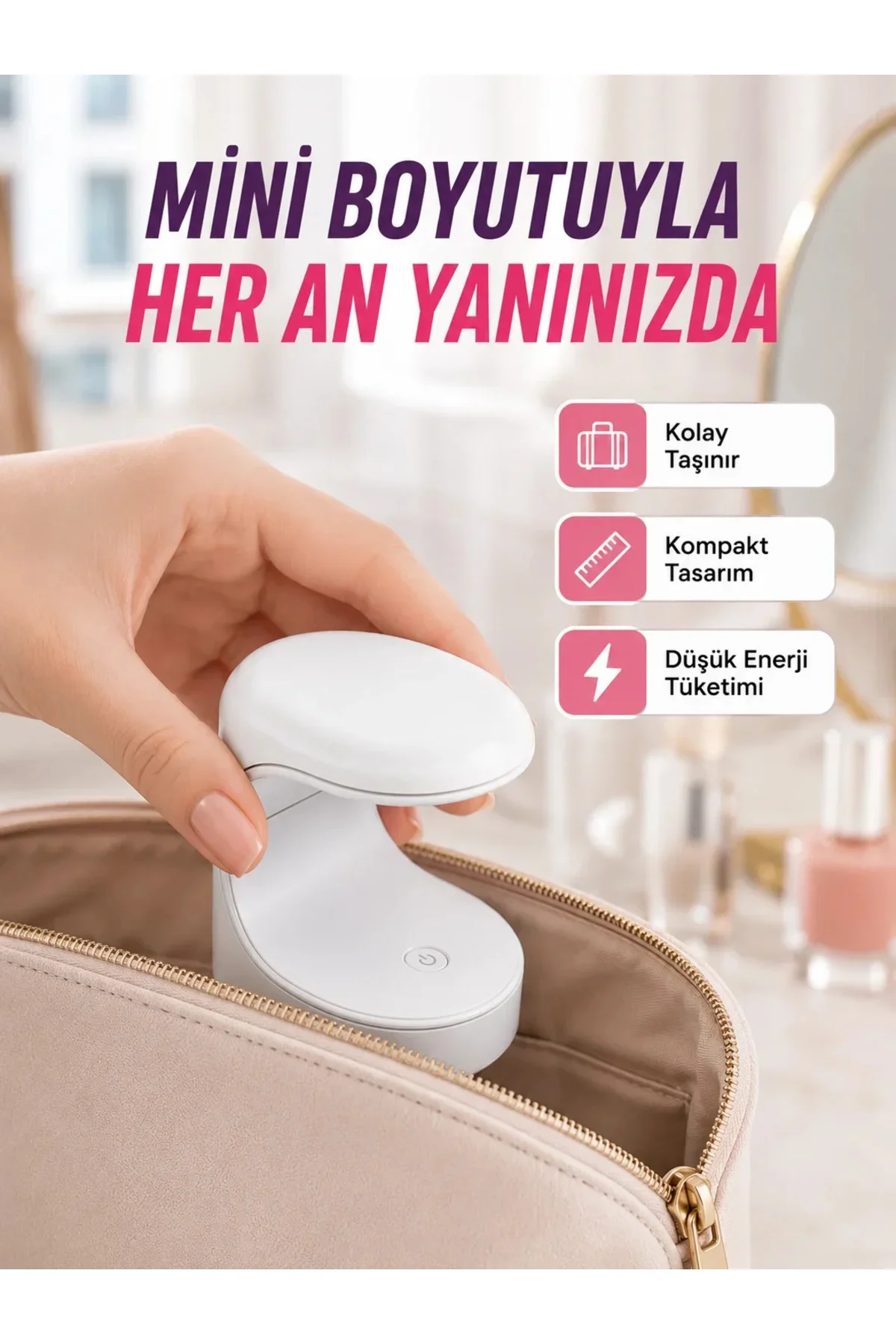 UV ve LED Jel Kurutmaya Uygun – Çift Dalga Boylu Mini Kurutucu Yeni Nesil