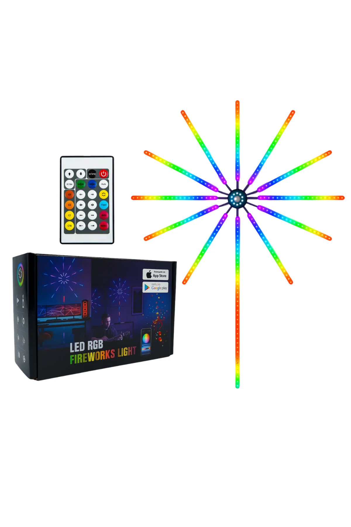 Uygulama Destekli RGB LED . Duvar Aydınlatması