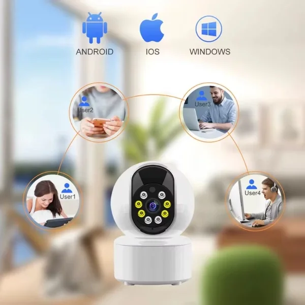 Uygulama Destekli Wi-Fi Ev Güvenlik Kamerası Uygulama Destekli Wi-Fi Ev Güvenlik Kamerası