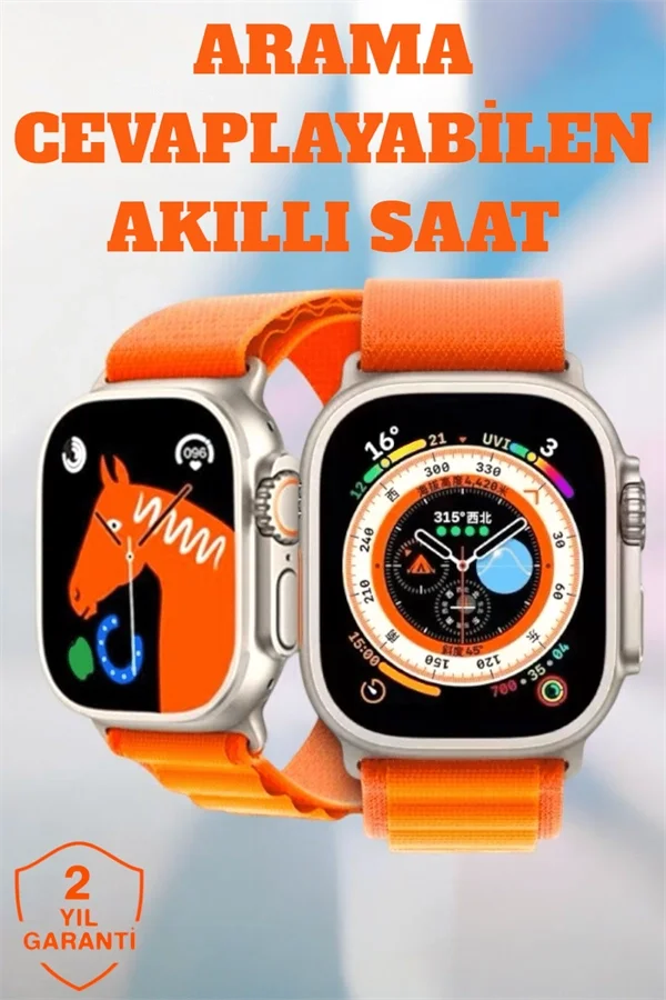 Uyku ve Nabız Takipli, Wireless Şarjlı Akıllı Saat Android ve iOS Uyumlu