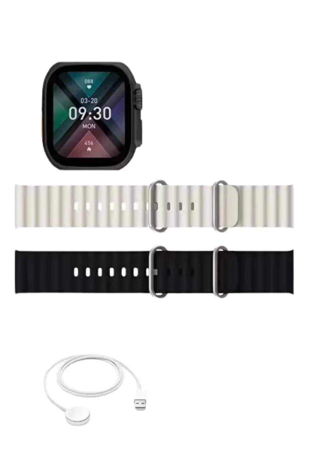 Uyku ve Sağlık Takibi Yapabilen GPS Uyumlu Plastik Kordonlu Akıll