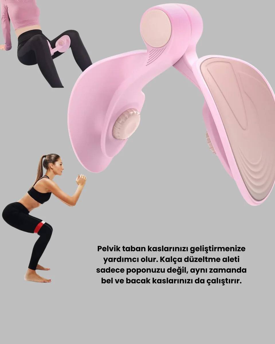 Uyluk Sıkılaştırıcı ve Kalça Çalıştırıcı Egzersiz Aparatı - Pelvik Taban Kaslarını Hedefleyen Form Aparatı