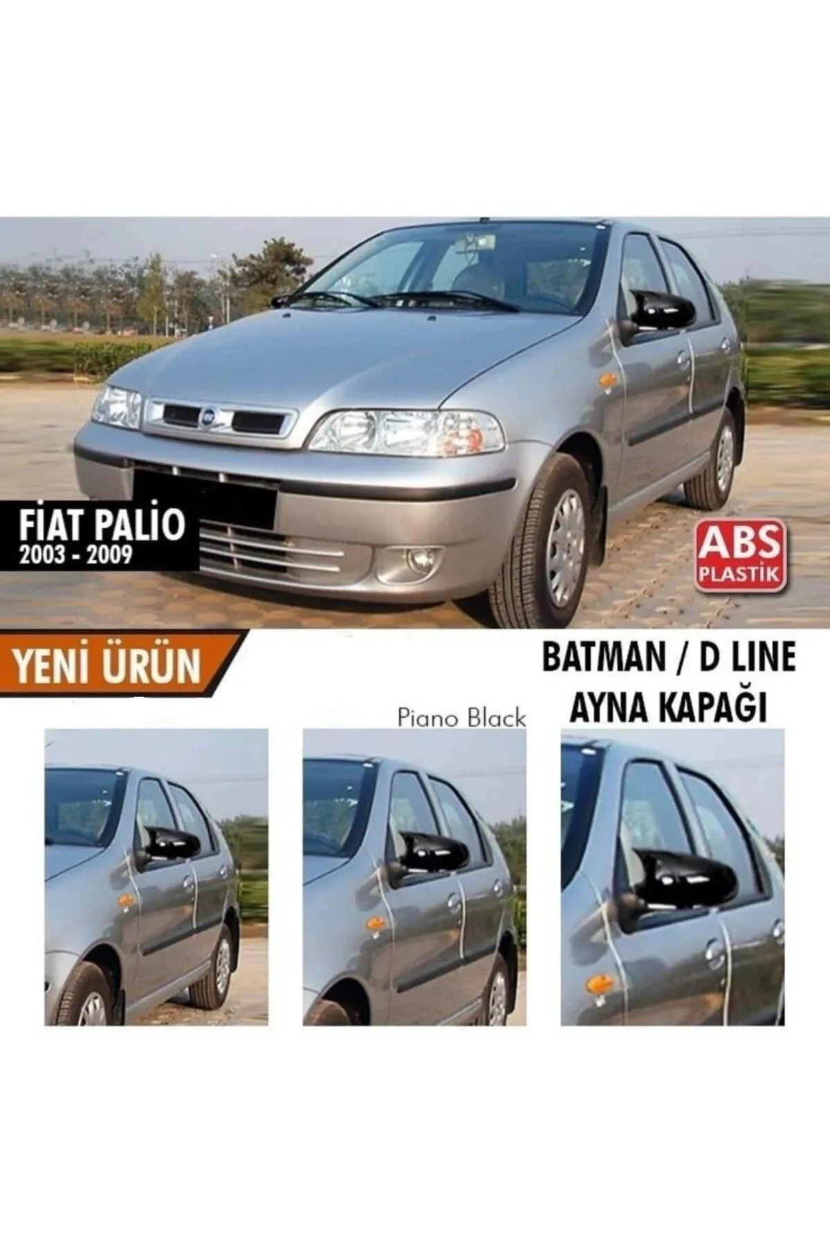 Uyumlu Fiat Palio 2003-2009 / D Lıne Ayna Kapağı