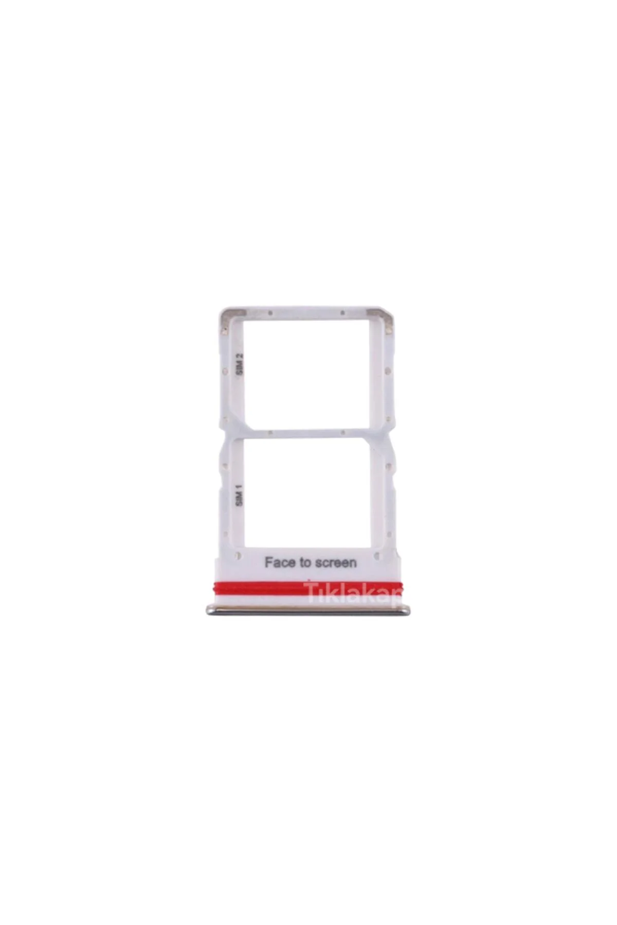 Uyumlu Xiaomi Mi Note 10 Pro Sim Kart Tepsisi Beyaz
