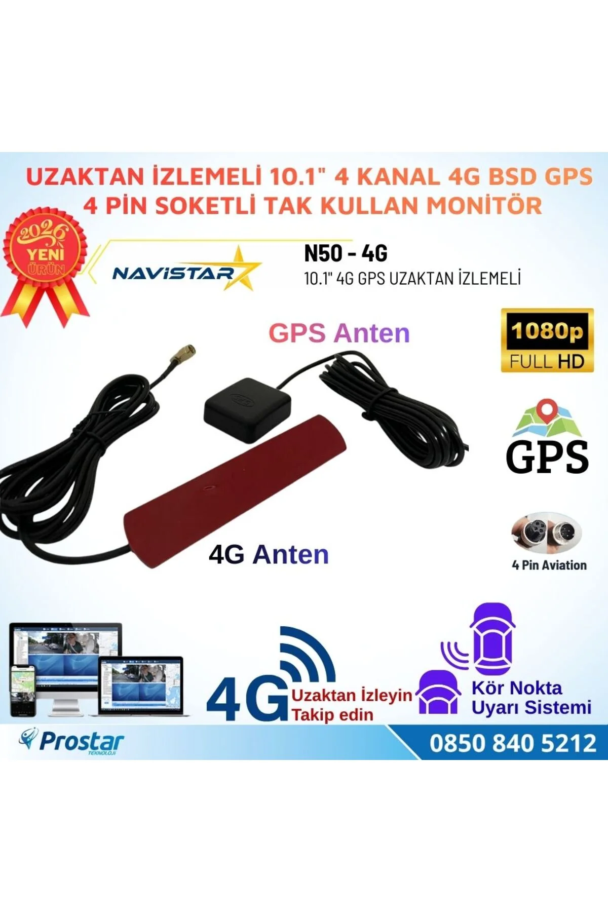 Uzaktan izlemeli 10.1 inç Dokunmatik 4 Kanal 4G GPS BSD Kör Nokta Uyarı Sistemli Monitör Uzaktan izlemeli 10.1 inç Dokunmatik 4 Kanal 4G GPS BSD Kör Nokta Uyarı Sistemli Monitör