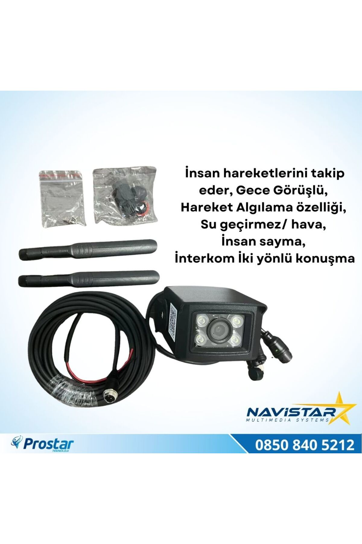 Navistar Uzaktan İzlemeli 4 Mp Ultra Hd 4G Sim Kart Girişli Tak Kullan Pro