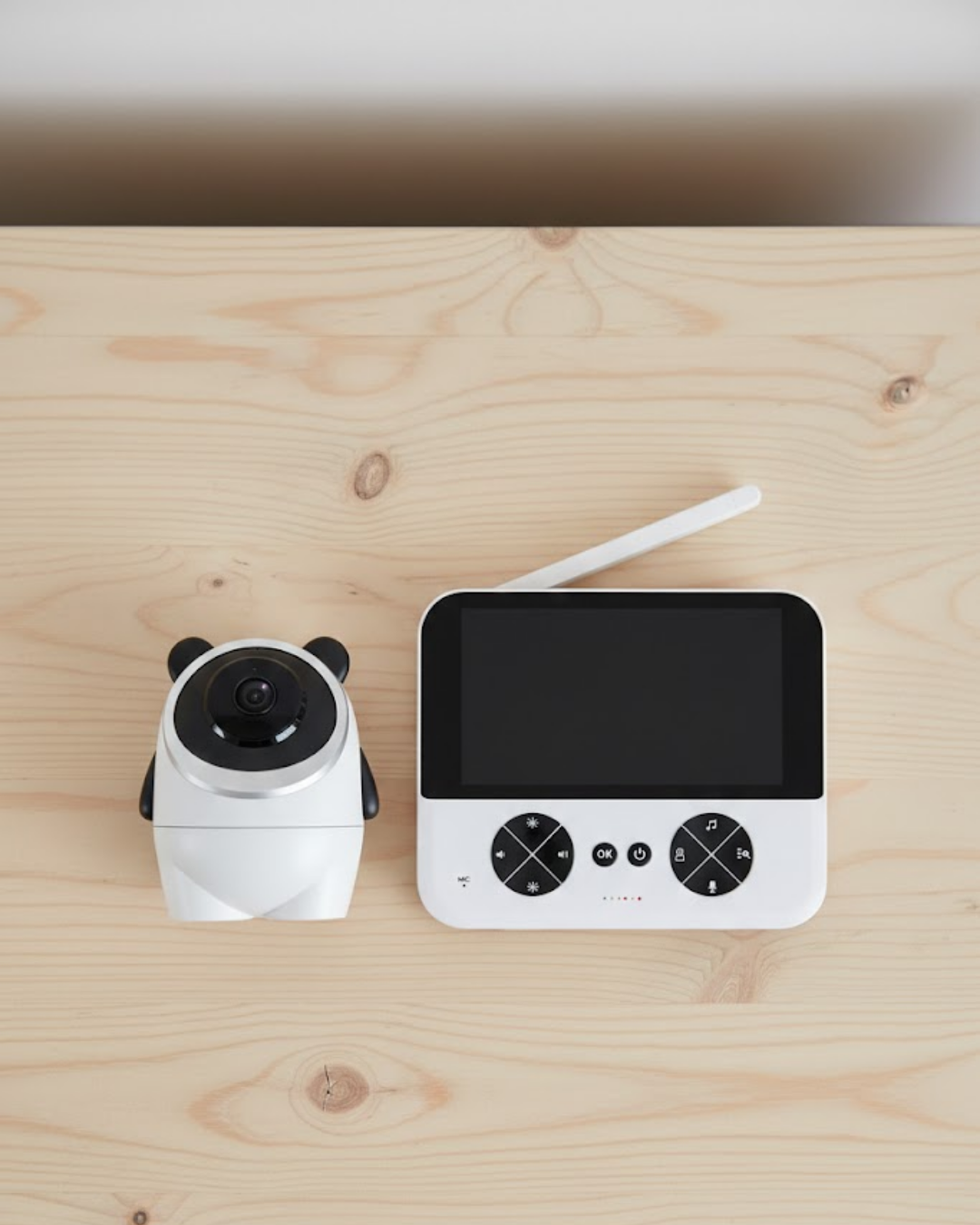 Uzaktan Kontrollü HD Bebek Kamerası Zoom ve Sıcaklık Sensörlü