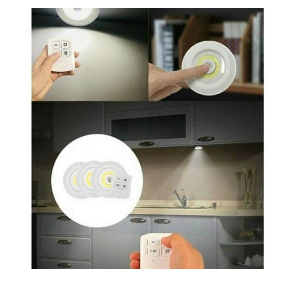 Uzaktan Kumandalı Yapışkanlı Led Spot Lamba WT-364 Uzaktan Kumandalı Yapışkanlı Led Spot Lamba WT-364