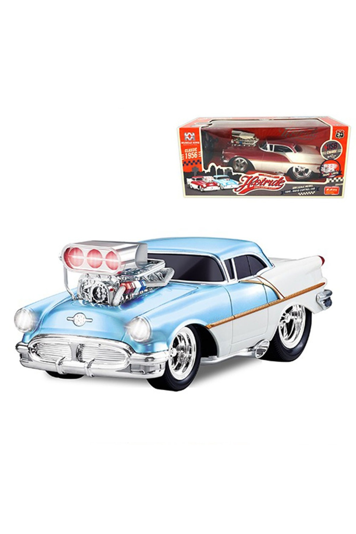 Oyuncak Store Uzaktan Kumandalı 2.4G Radyo Kontrollü Kumandalı Klasik Arabası L