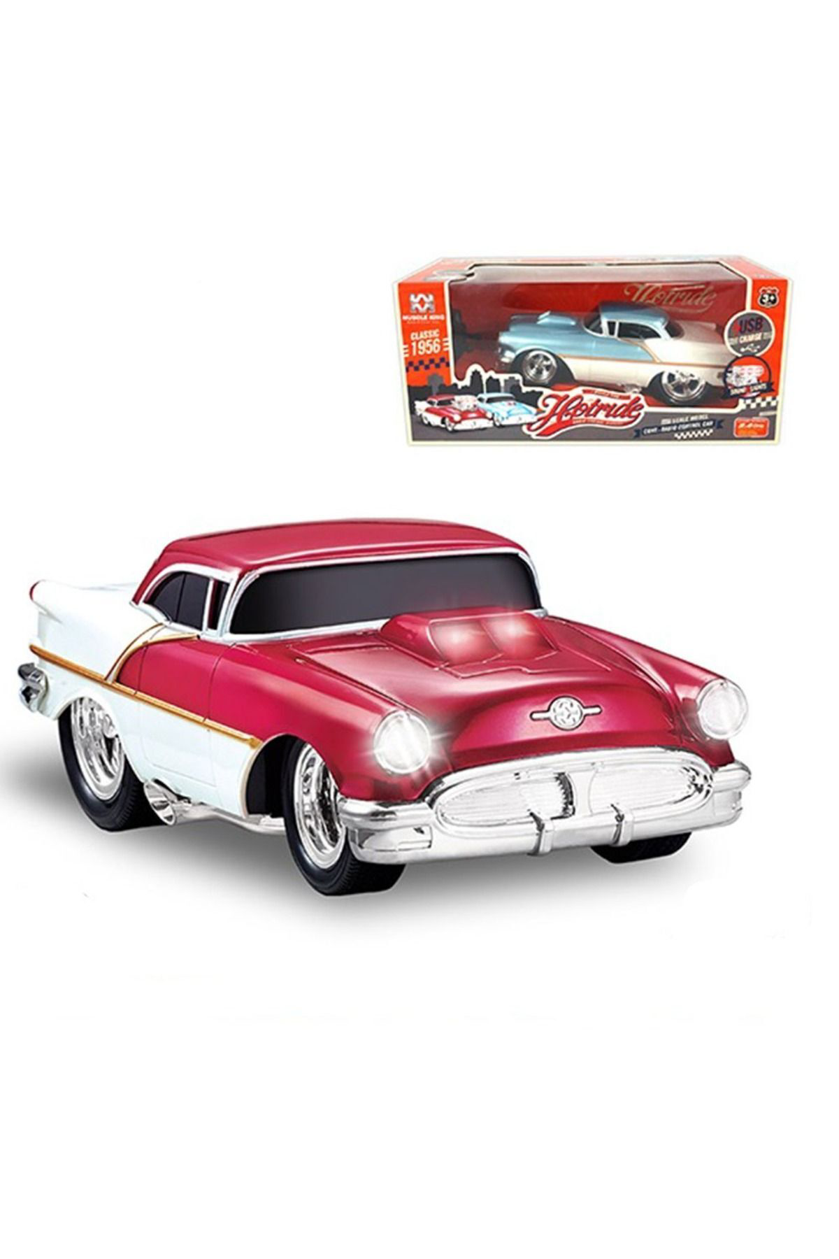 Cenfa3d Uzaktan Kumandalı 2.4G Radyo Kontrollü Kumandalı Klasik Arabası L