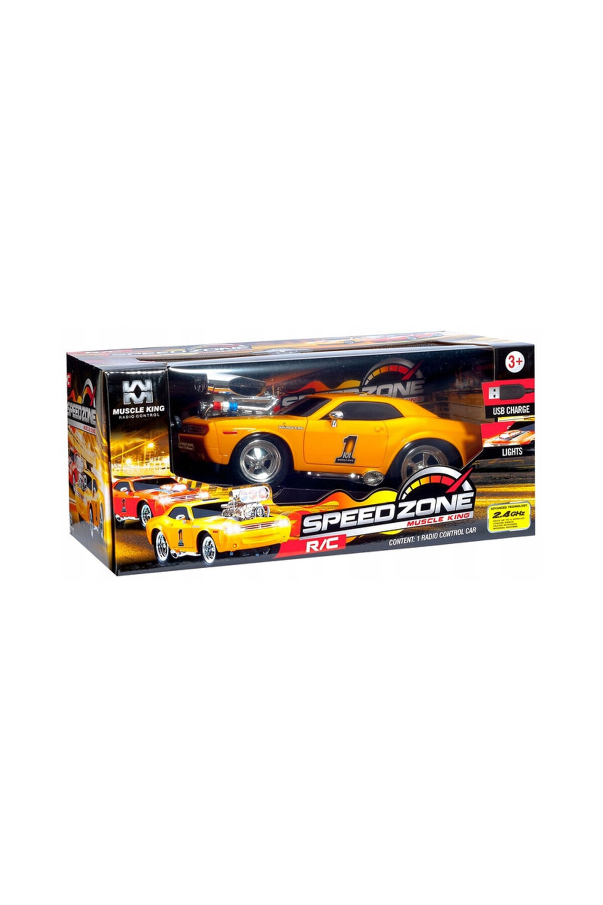 Oyuncak Store Uzaktan Kumandalı 2.4G Radyo Kontrollü Kumandalı Spor Araba Led İ