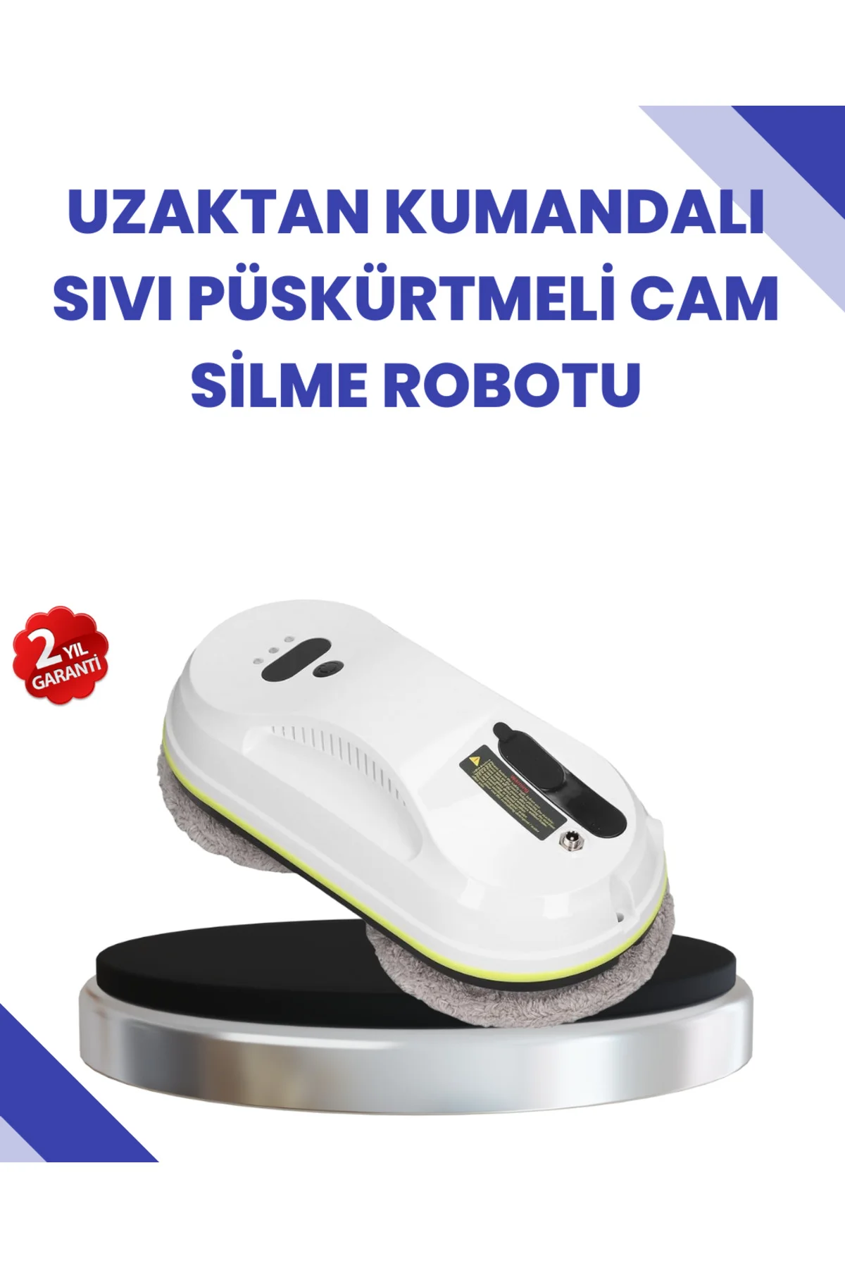 Uzaktan Kumandalı Akıllı Cam ve Pencere Temizleme Robotu
