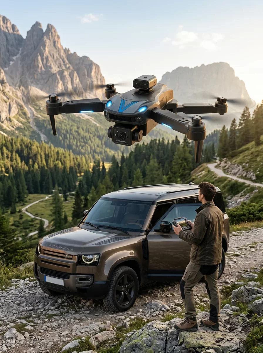 Uzaktan Kumandalı Çift Kameralı Hobi ve Fotoğraf Drone'u