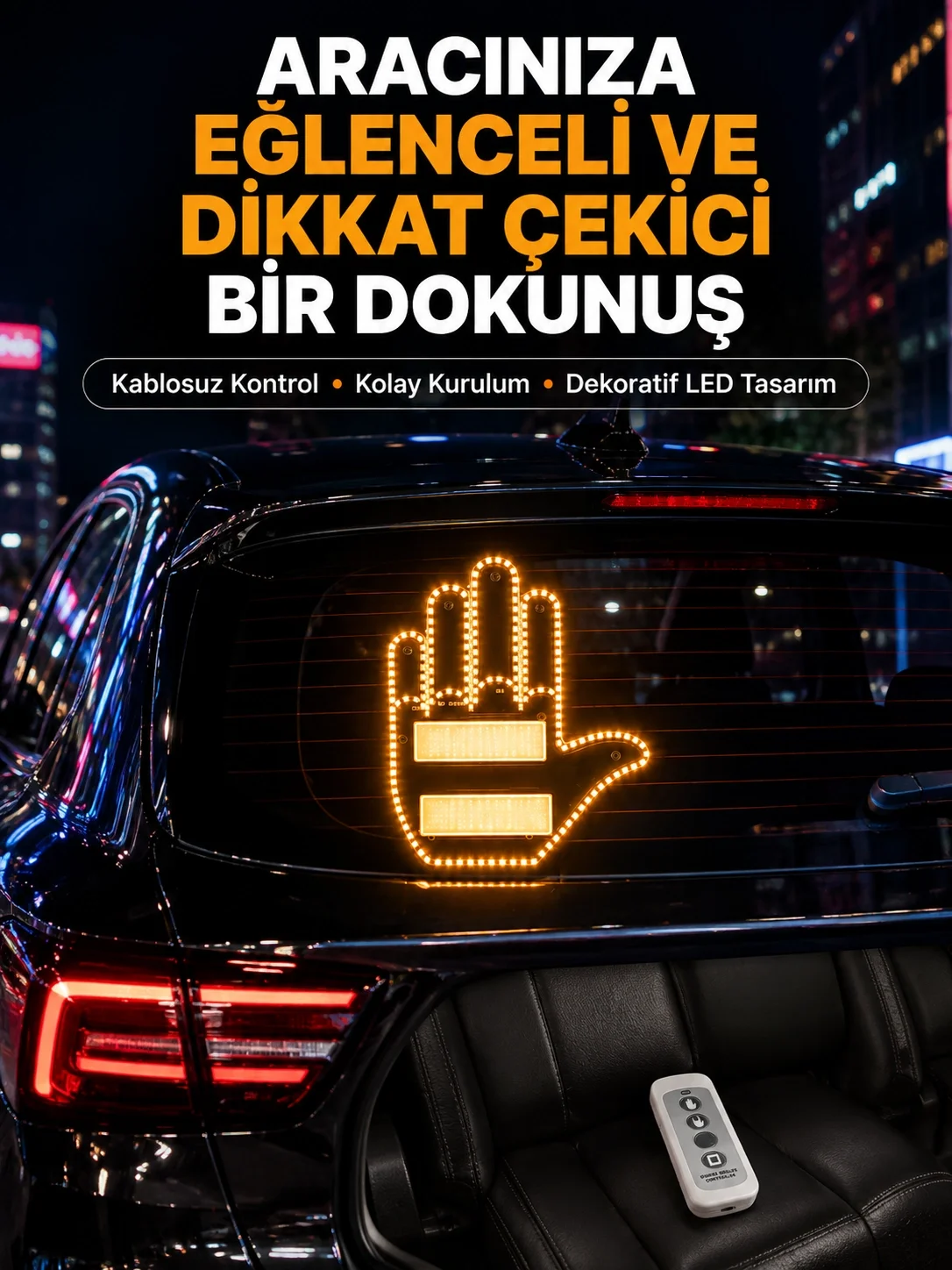 Uzaktan Kumandalı Çok Fonksiyonlu Araç Led Işığı Fiyatı, Yorumları ve Özellikleri