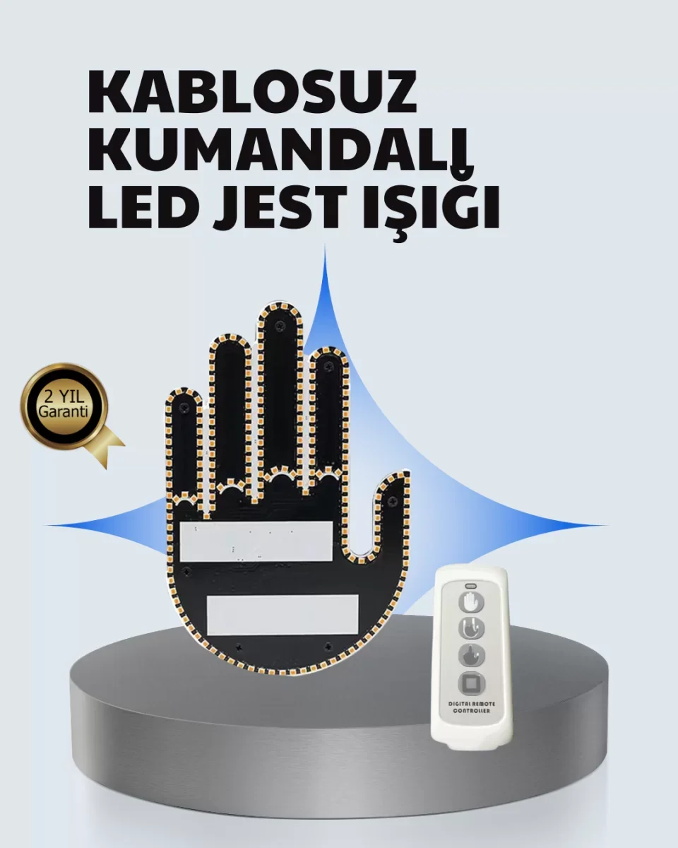 Uzaktan Kumandalı Çok Fonksiyonlu Araç Led Işığı - Lisinya