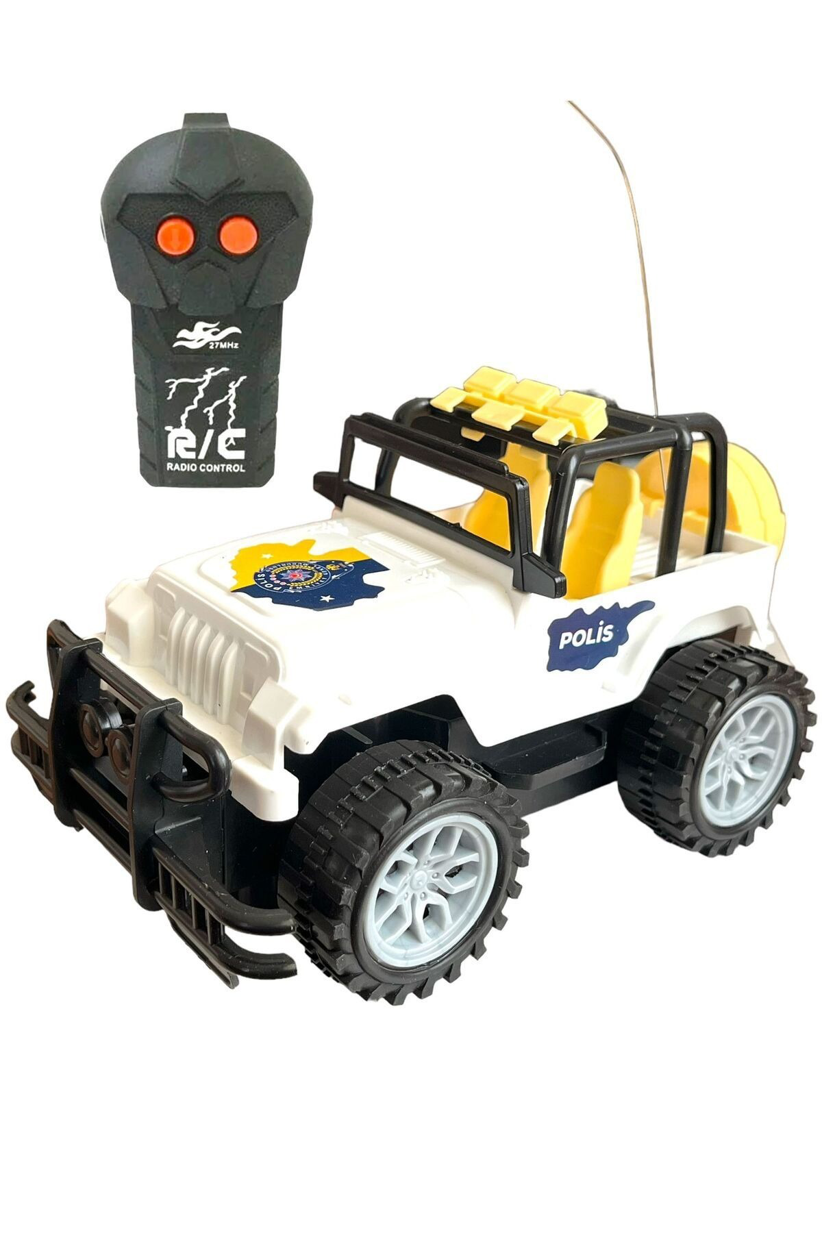 Oyuncak Store Uzaktan Kumandalı Çocuklar İçin Safari Polis Arazi Aracı Yarım Fo