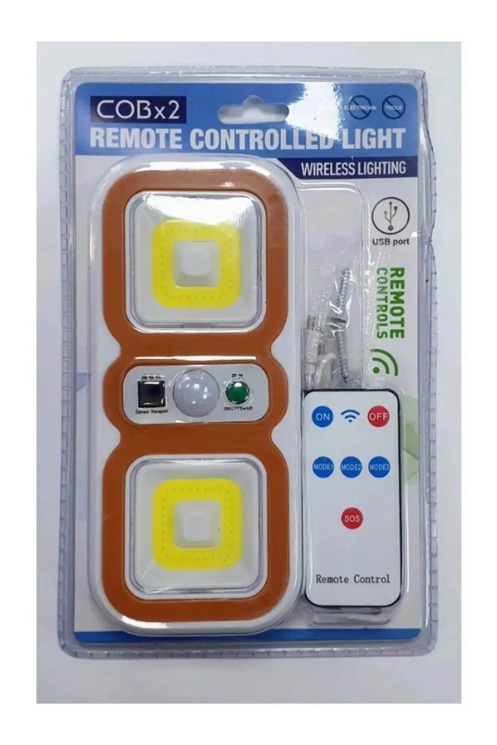 Uzaktan Kumandalı Cobx2 Lamba Kamp Feneri Çadır Lambası