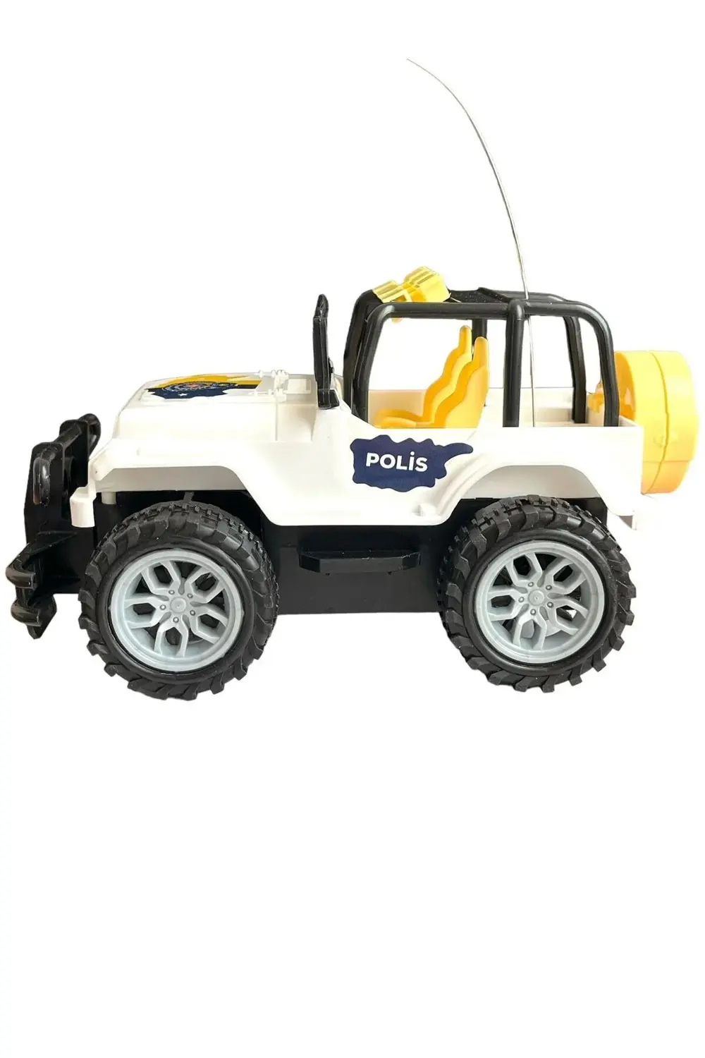 Uzaktan Kumandalı Çocuklar için Safari Polis Arazi Aracı Yarım Fo