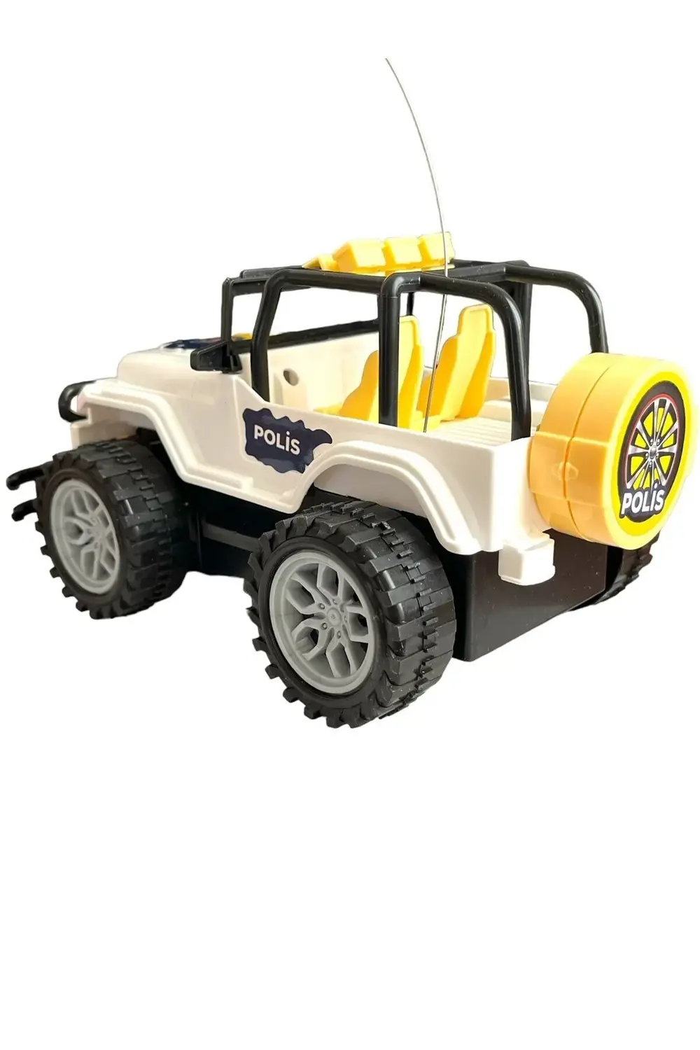Uzaktan Kumandalı Çocuklar için Safari Polis Arazi Aracı Yarım Fo