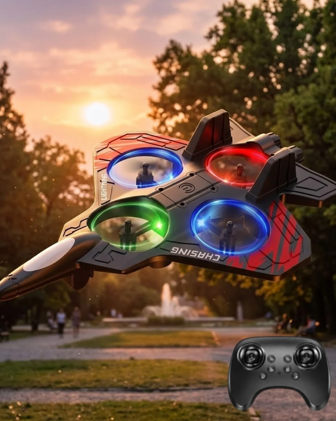 Uzaktan Kumandalı Drone Uçak LED Işıklı 360 Derece Akrobatik Hareket Özellikli Fiyatı, Yorumları ve Özellikleri