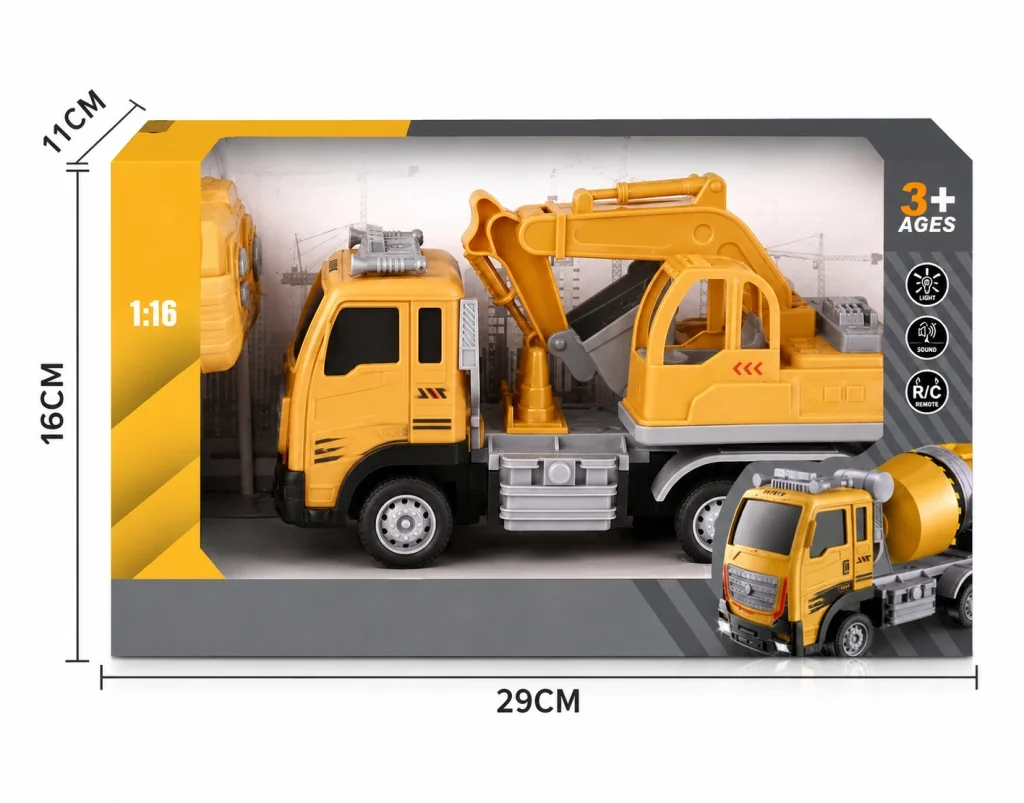 Uzaktan Kumandalı Full Fonksiyon Şarjlı 1:16 XF Model İş Kamyonu adet fiyatıdır
