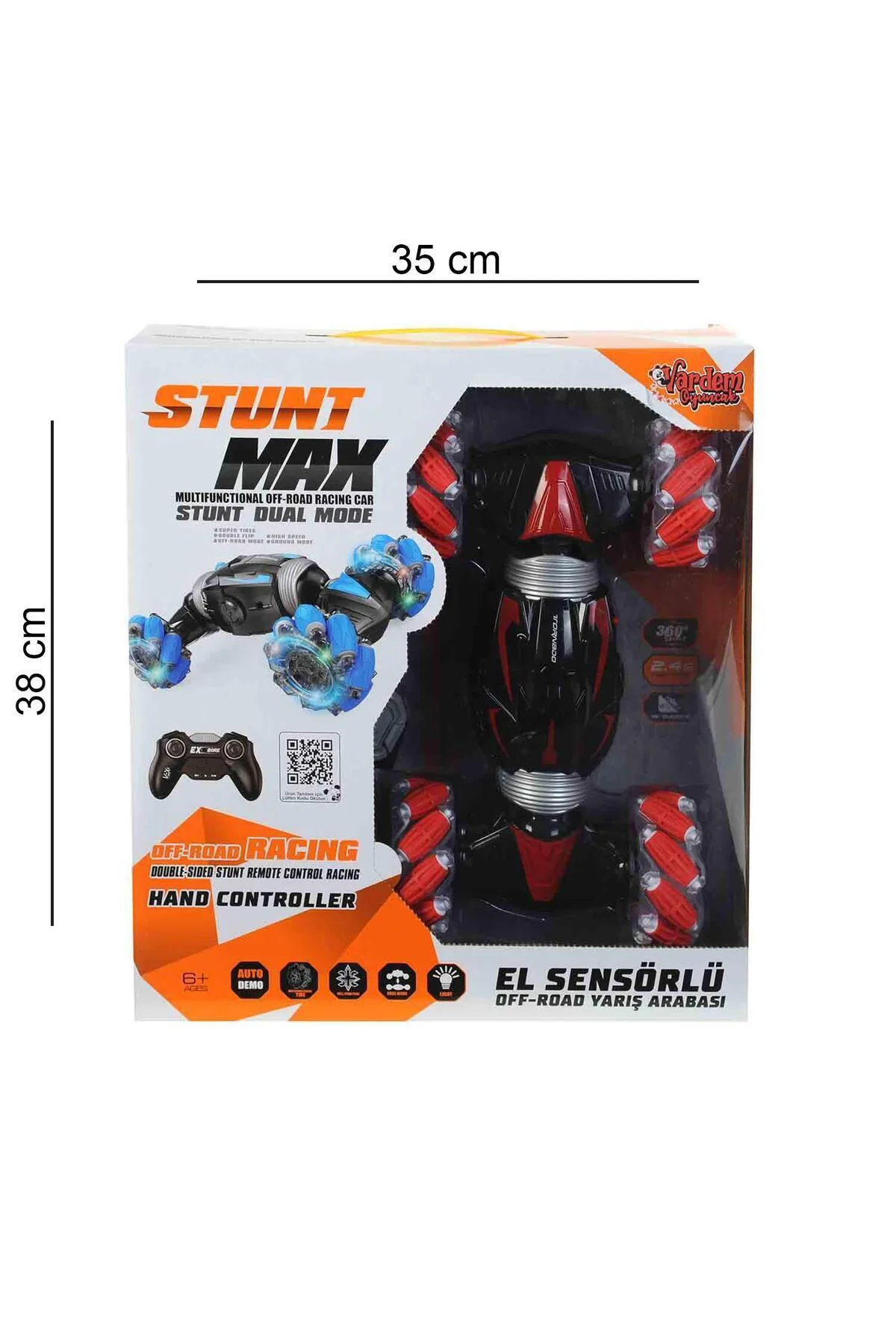 Uzaktan Kumandalı Full El Sensörlü Şarjlı Off-Road Yarış Arabası 
