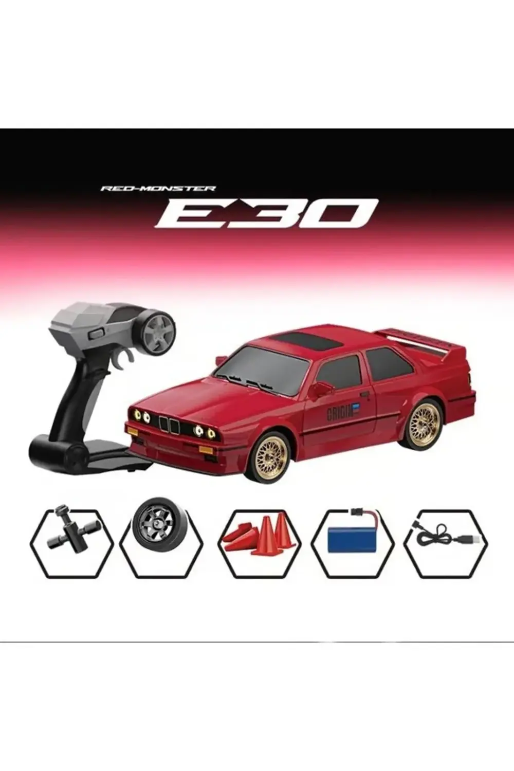 Uzaktan Kumandalı Full Fonksiyonlu 40 Km Hız Yapan 27 Cm Drift Bm