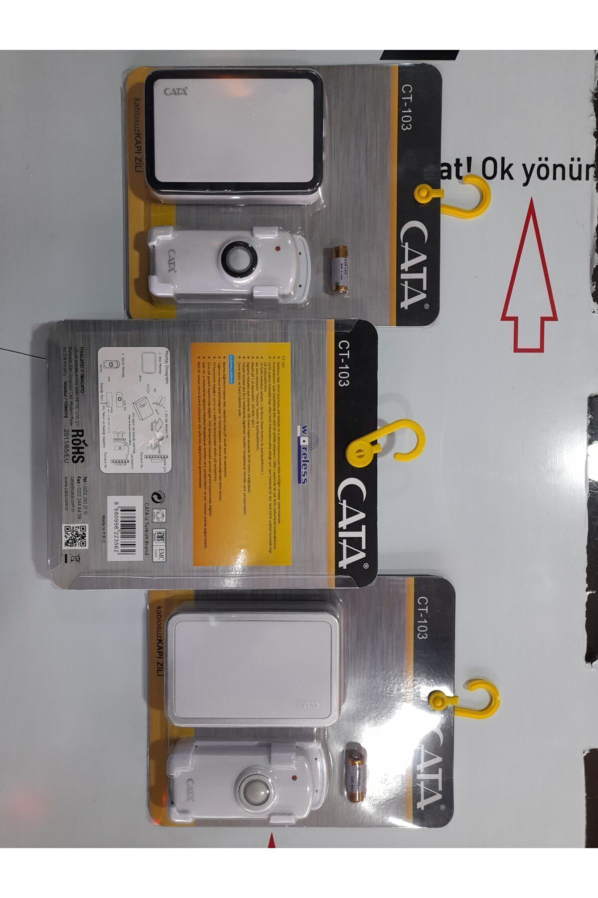 Uzaktan Kumandalı Kapı Zil Kablosuz (ct 103-32 Melodi)