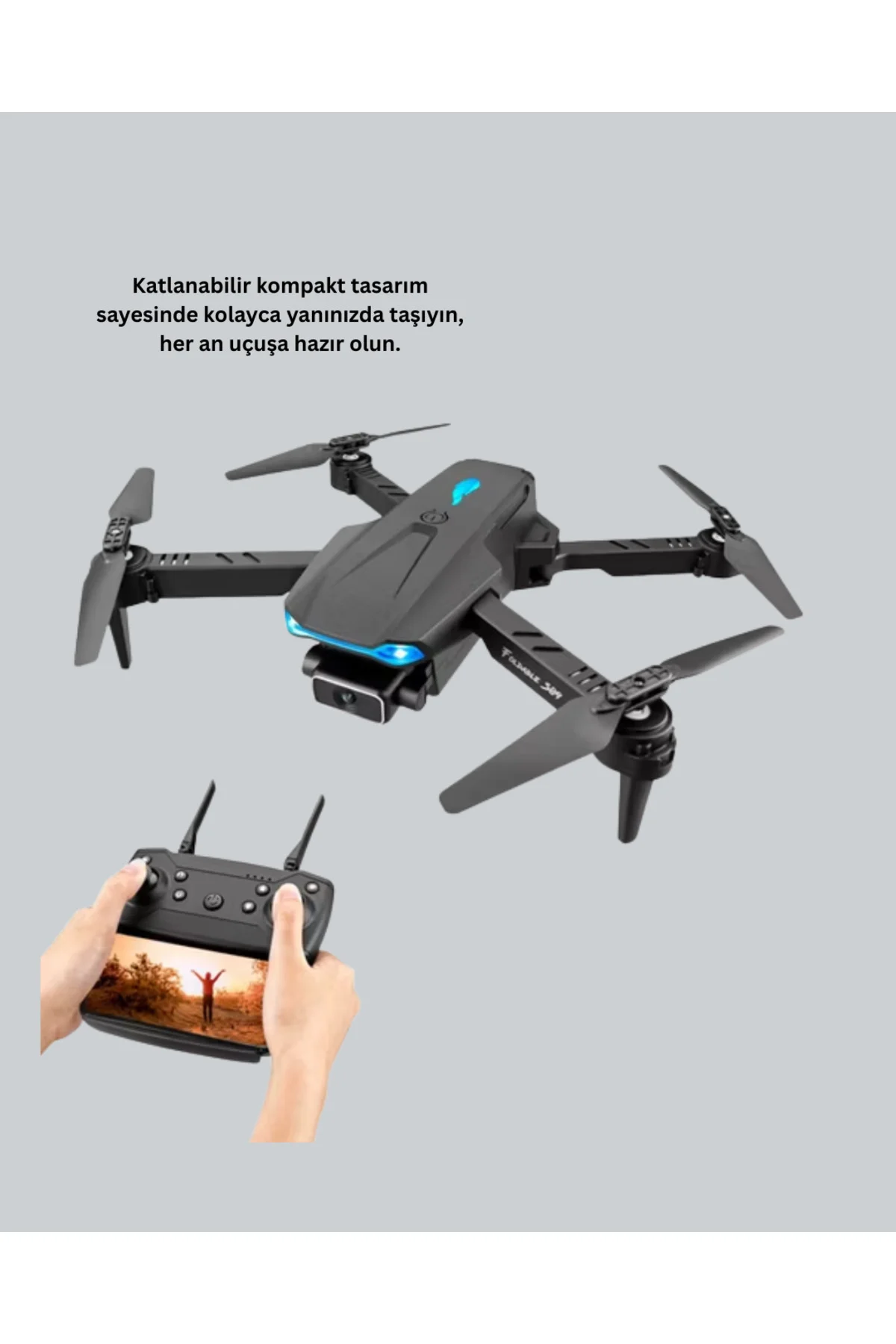 Uzaktan Kumandalı Katlanabilir Drone Yörünge Uçuşu ve Eve Dönüş Ö