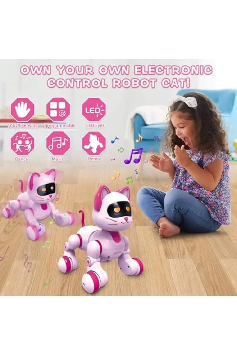 Uzaktan Kumandalı Kedi, Programlanabilir RC Akıllı Kedi, Dokunmat