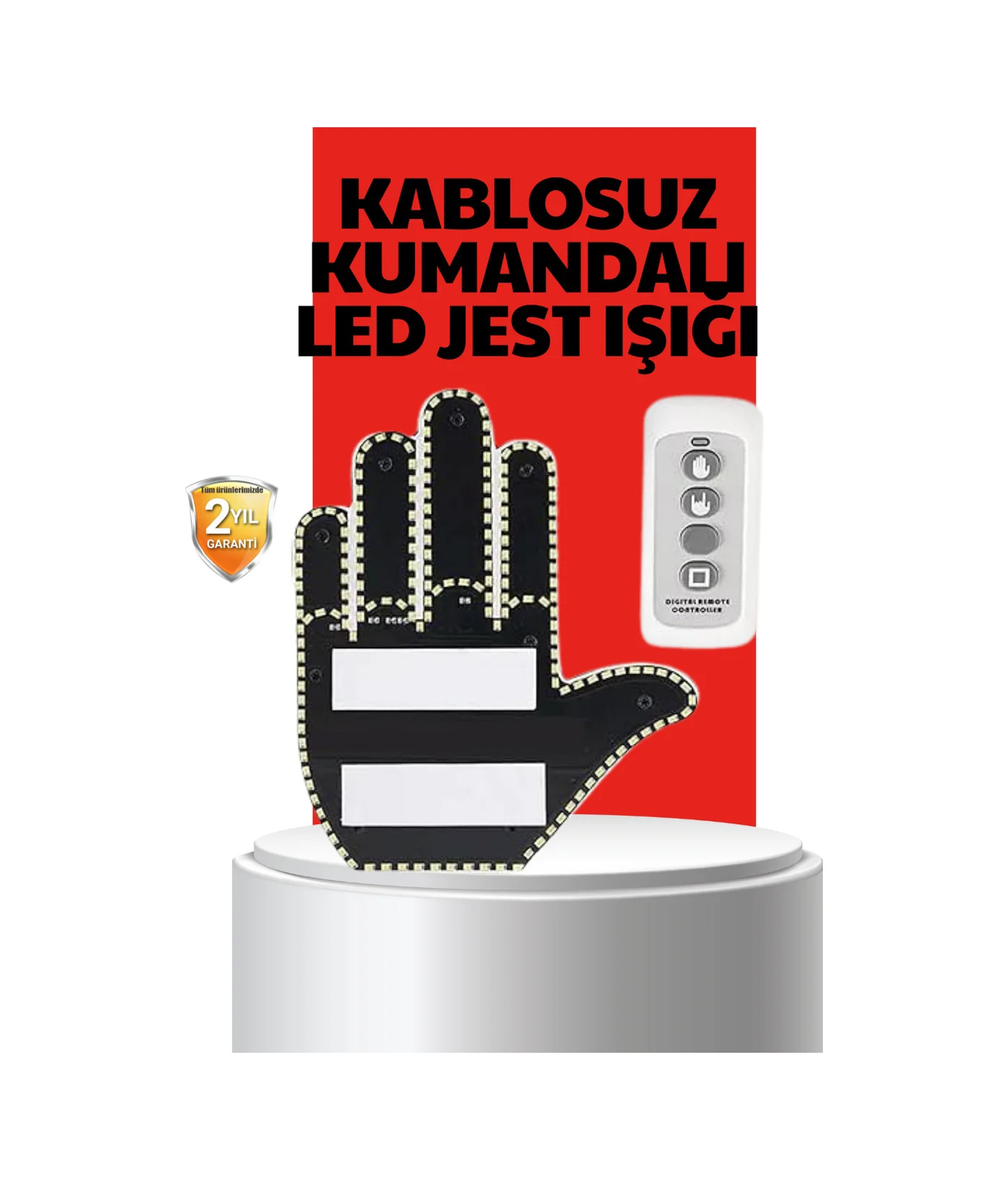 Uzaktan Kumandalı Led Jest Işığı 3 Farklı Hareket Modu - Lisinya Diğer