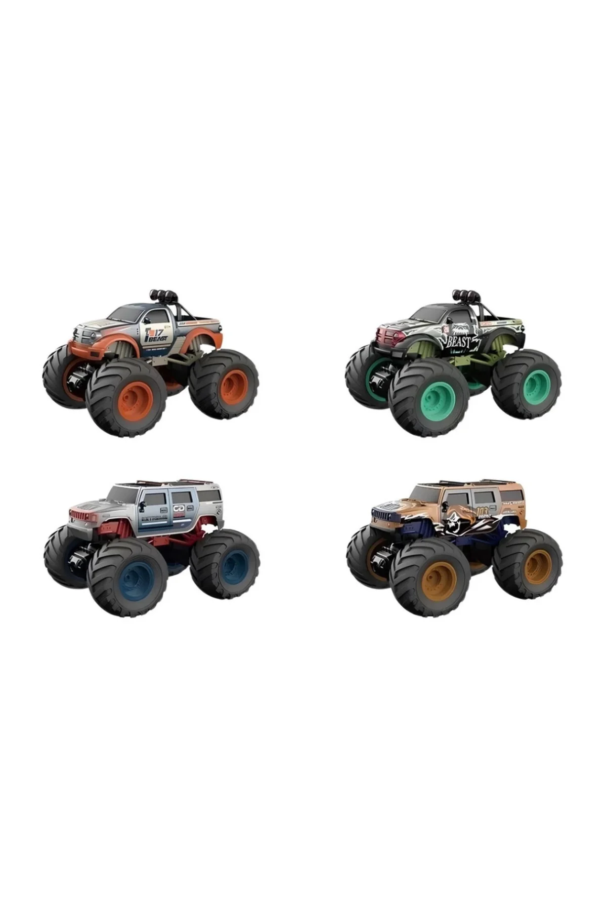 Uzaktan Kumandalı Monster Trucks 20 cm
