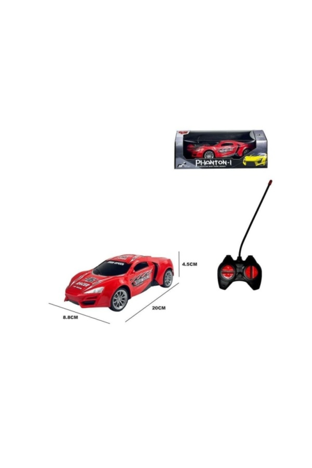 Oyuncak Store Uzaktan Kumandalı Phanton Araba Full Fonksiyon Kumandalı Spor Ara
