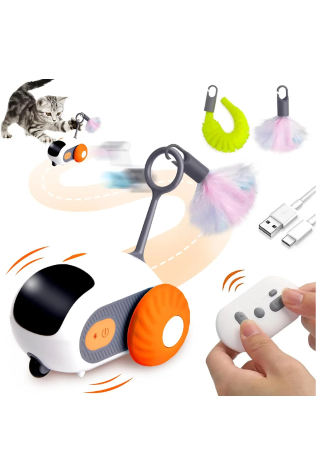 Uzaktan Kumandalı Robot Kedi Oyuncağı