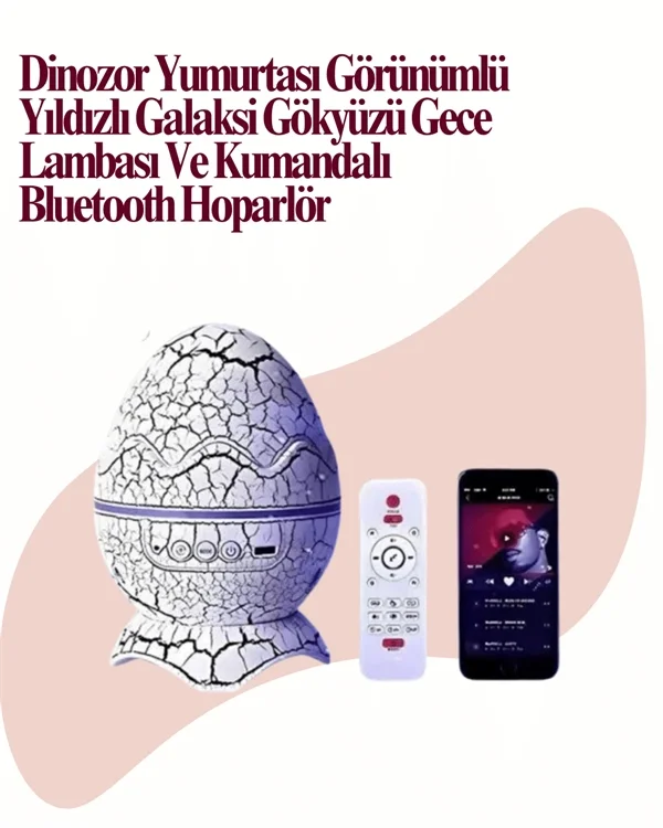 Uzaktan Kumandalı, USB Girişli, Döner Projektör Lamba