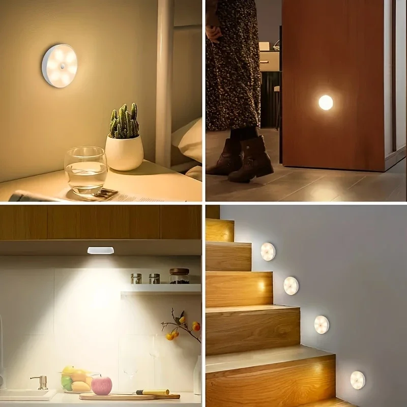 Uzaktan Kumandalı Yapışkanlı 3&amp;apos;lü Led Spot Lamba (4741)