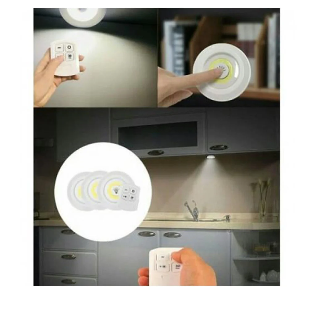 UZAKTAN KUMANDALI YAPIŞKANLI LED SPOT LAMBA WT-364