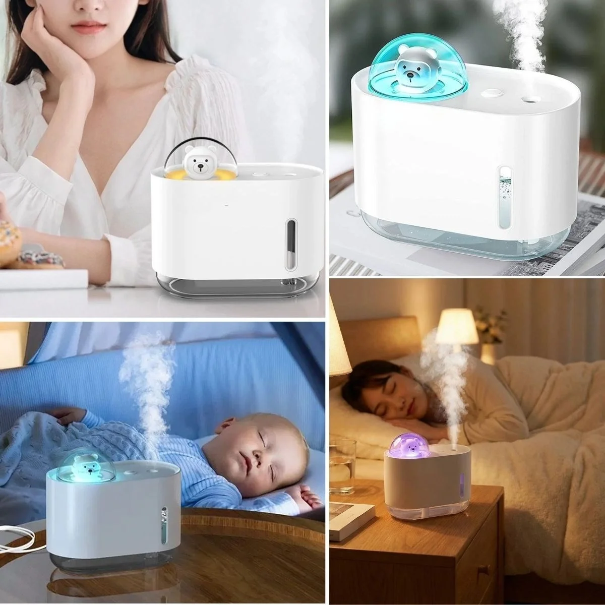 Uzay Ayısı 300 Ml Usb Hava Nemlendirici – Led Işıklı Masaüstü Buhar Makinesi, Yatak Odası & Çocuk Odası İçin Ortam Nemlendirici Bx40 Uzay Ayısı 300 Ml Usb Hava Nemlendirici – Led Işıklı Masaüstü Buhar Makinesi, Yatak Odası & Çocuk Odası İçin Ortam Nemlendirici Bx40