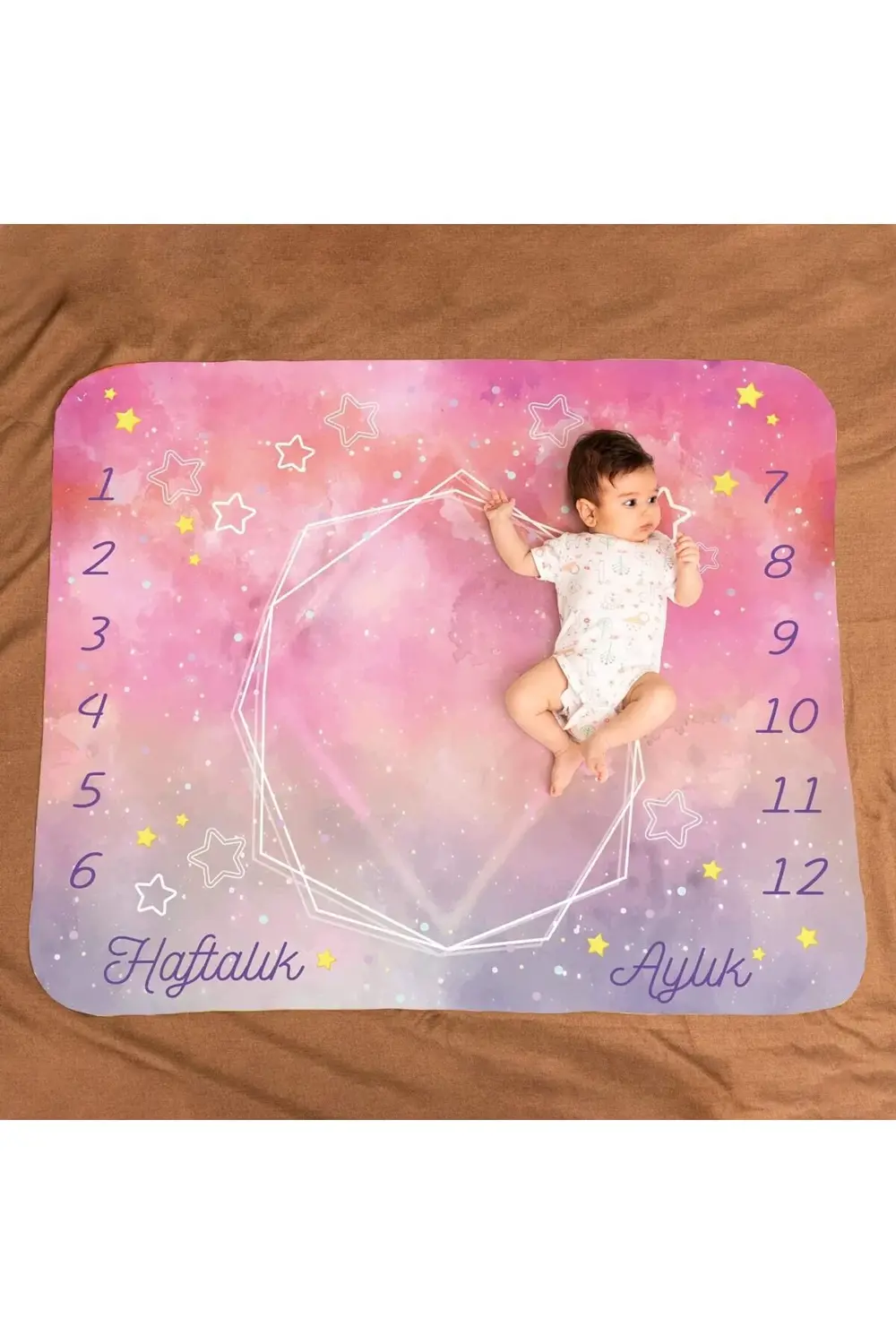 Uzay Baby Hediyesi Fotoğraf Çekim Battaniyesi 1014773