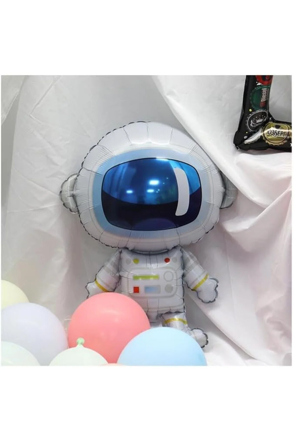 Uzay Konsepti 7 Yaş Doğum Günü Parti Kutlama Seti; Astronot, Ufo 
